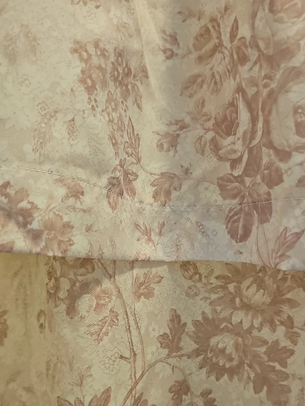 Hookless Floral Ruffled Shower Curtain - Pink Blush